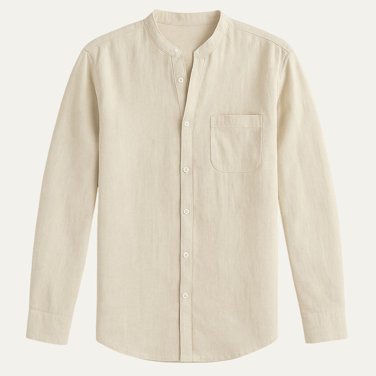 La Chemise en Lin Brighton – Chemise à Manches Longues pour Hommes