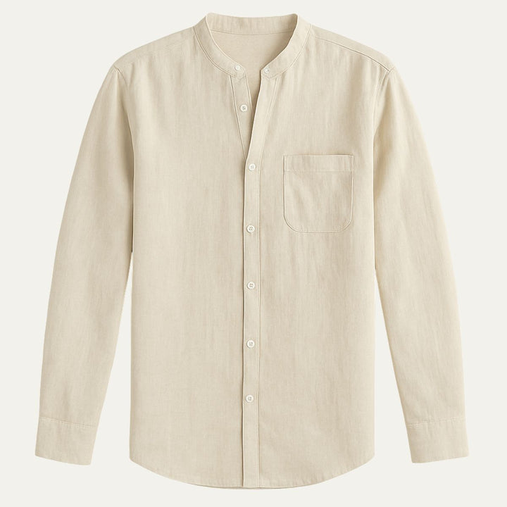 La Chemise en Lin Brighton – Chemise à Manches Longues pour Hommes