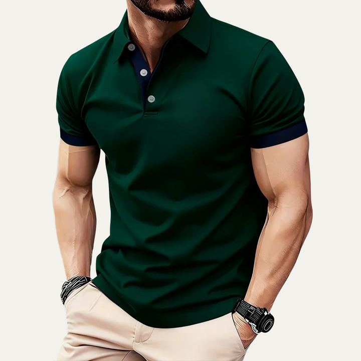 Le Polo de Golf Imprimé Casual pour Homme Cala Mariolu
