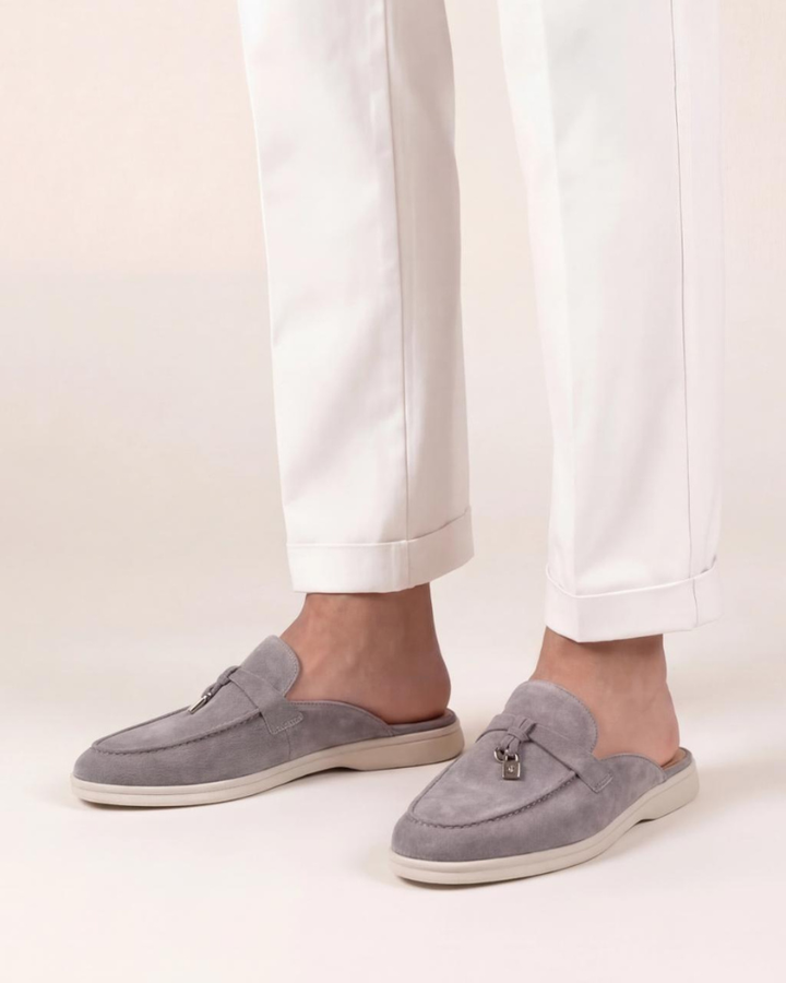 Mule Méditerranéenne en Suède Gris Clair
