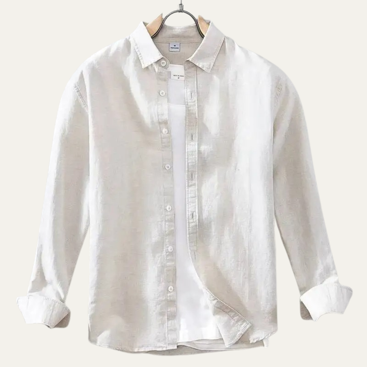 La Chemise Classique en Lin et Coton pour Hommes Ashenwood