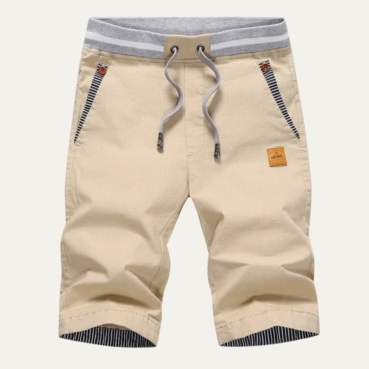 Les Shorts de Jogging d'Été à Cordon pour Hommes Redwood