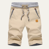 Les Shorts de Jogging d'Été à Cordon pour Hommes Redwood