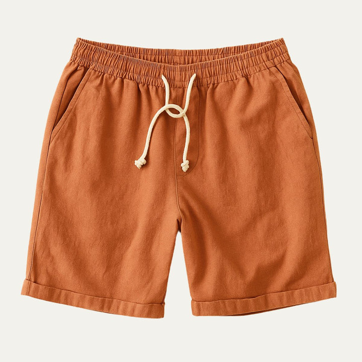Les Shorts en Lin Rowley – Shorts à Cordon pour Hommes