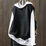 Lilith | Pull ras du cou sans manches pour femme