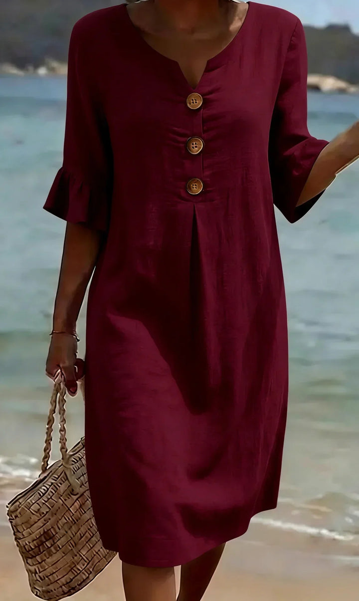 Amaia | Robe élégante en lin