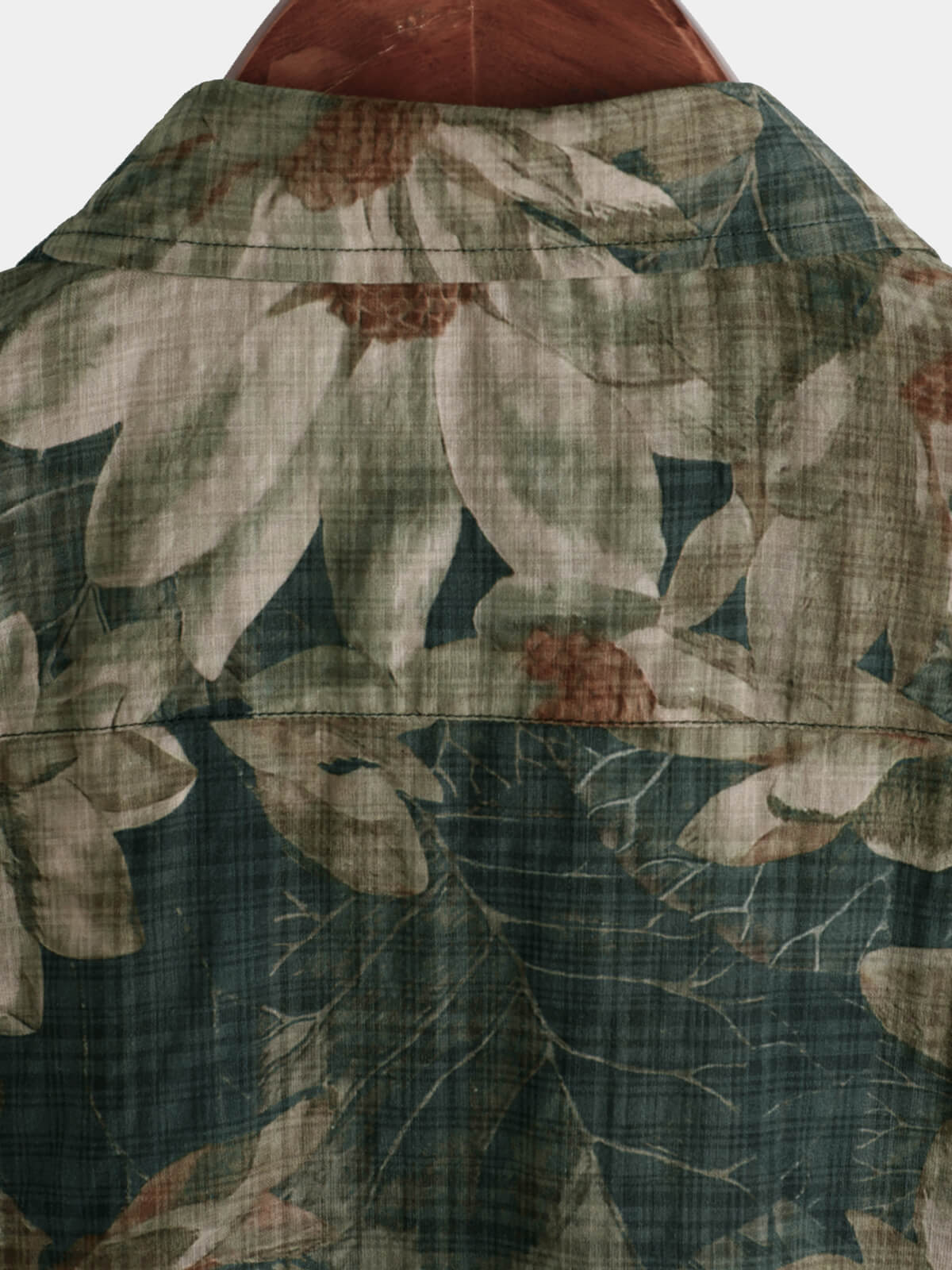 Chemise à manches courtes décontractée à imprimé floral vintage pour homme