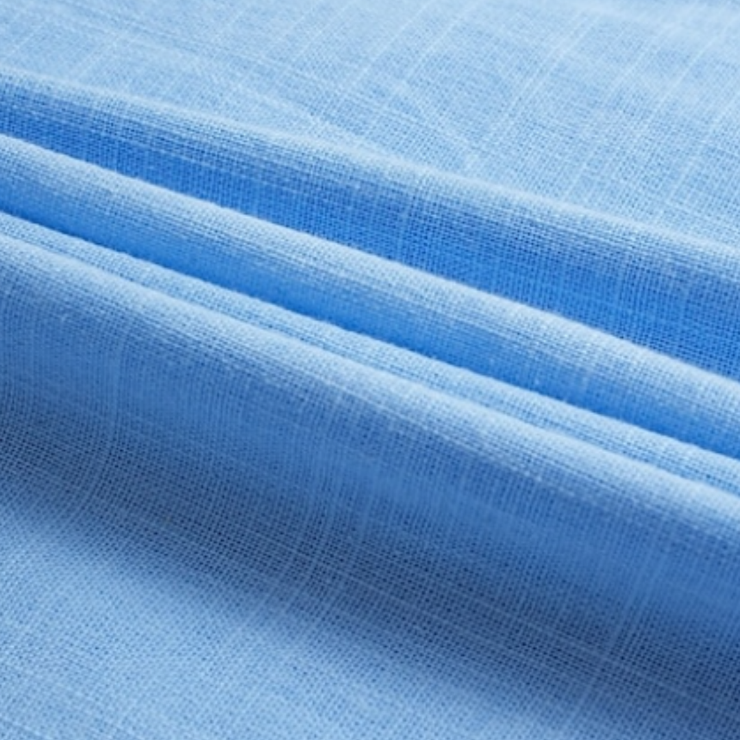 La chemise décontractée à boutons en lin respirant pour hommes de Ridgebrook Park
