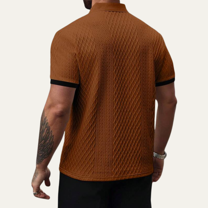 Le polo texturé d&