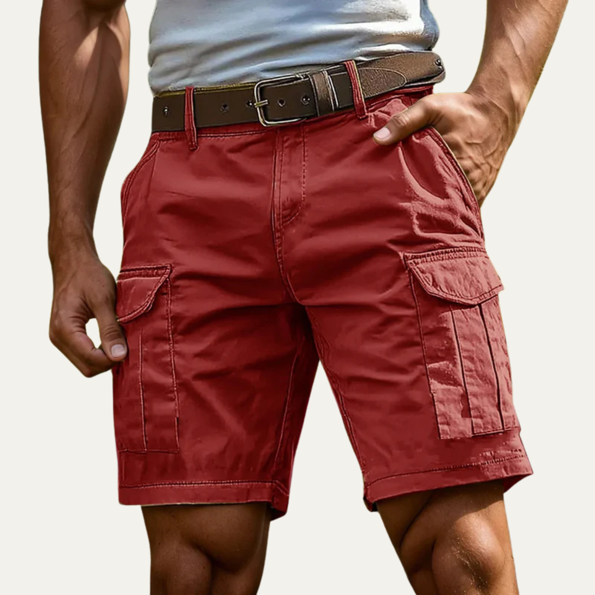 Les Shorts Utilitaires Décontractés d'Été pour Hommes Mayfield avec Poches