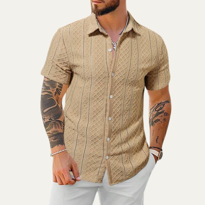 La chemise décontractée à boutons texturée pour hommes Timberlake Ridge