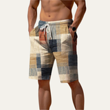 Les Shorts d'Été à Carreaux Décontractés pour Hommes Stratford