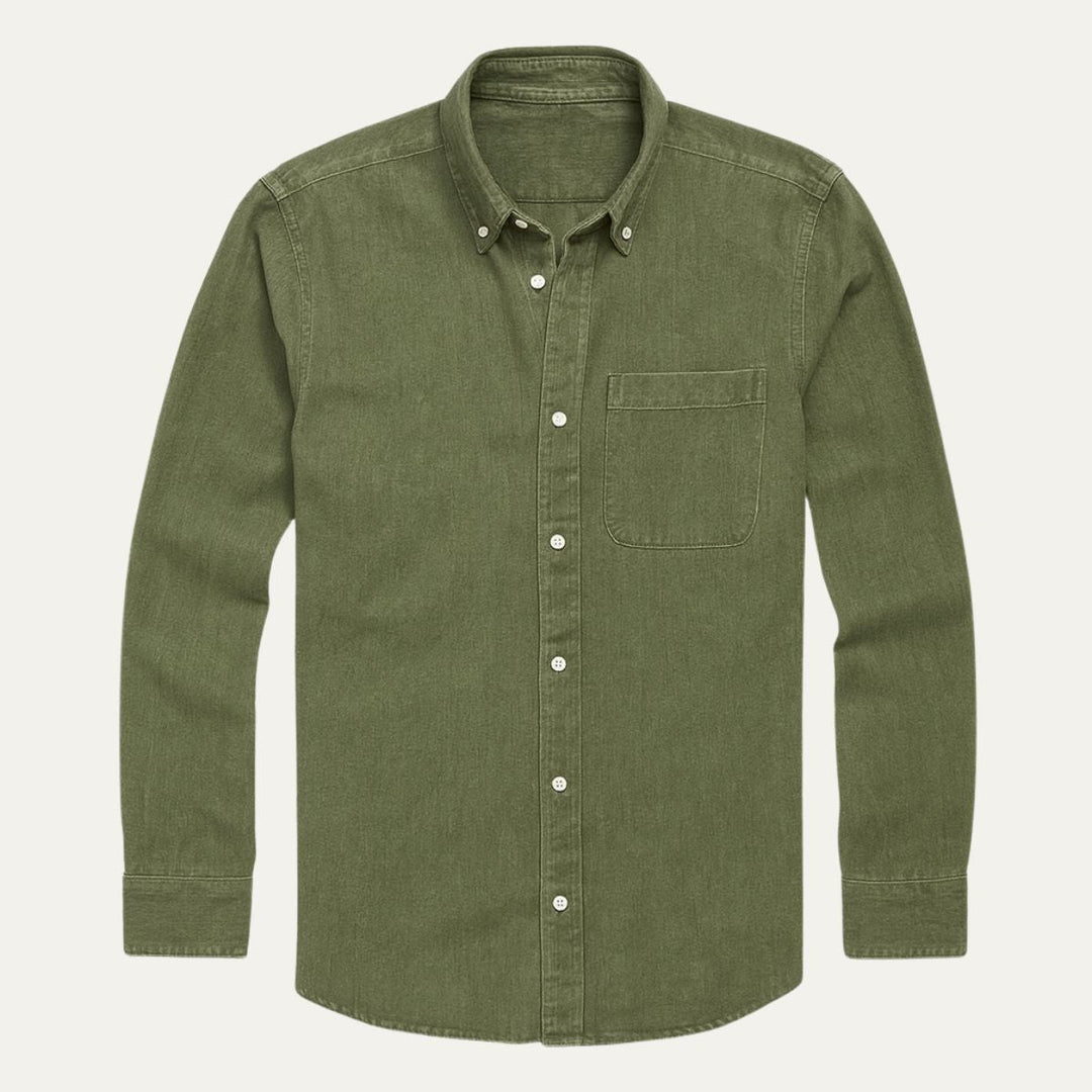 La Chemise en Denim Décontractée Boston pour Hommes