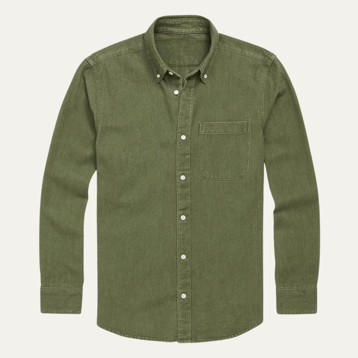 La Chemise en Denim Décontractée Boston pour Hommes