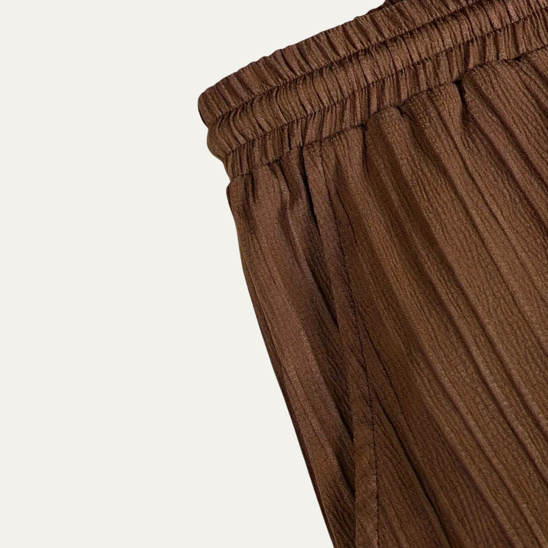 Le Set Deux Pièces en Lin pour Homme Dervio – Chemise Légère à Boutons &amp; Pantalons Décontractés