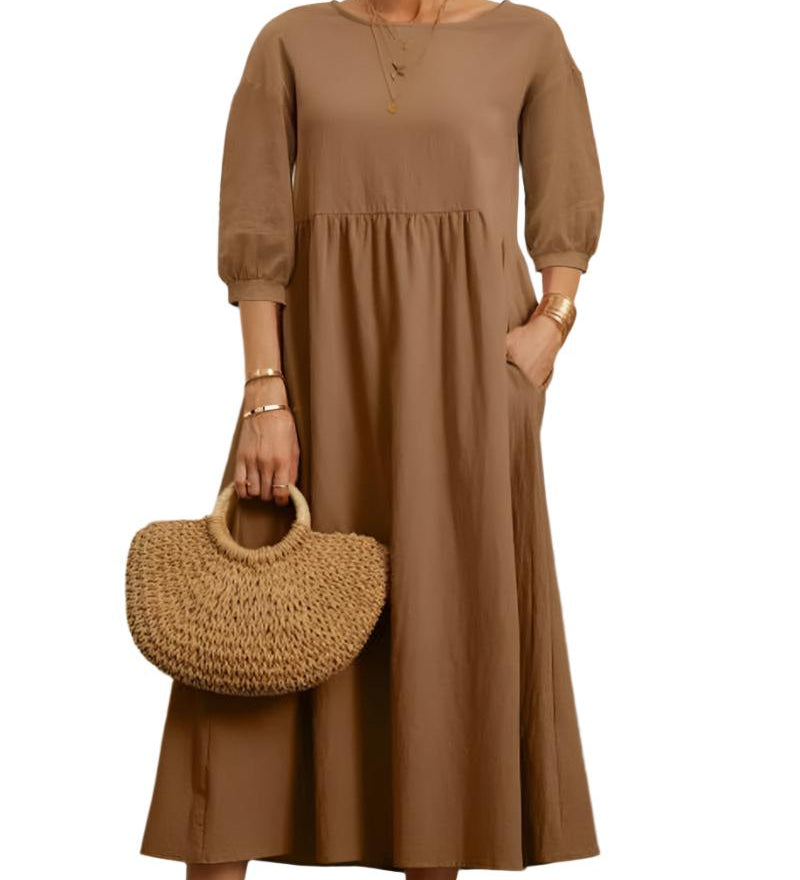 Flore | Robe en Coton et Lin pour Femmes