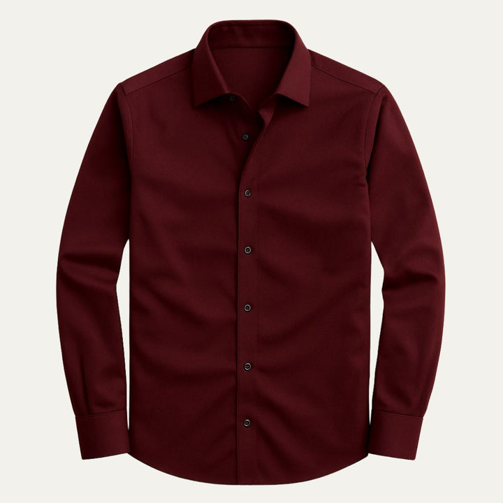 La Chemise Formelle en Coton Satin Kensington pour Hommes