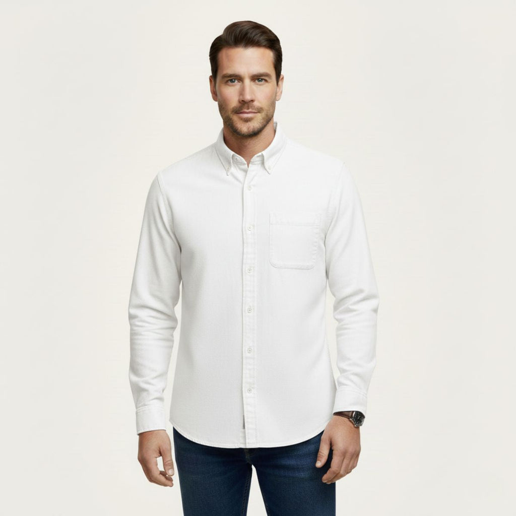 La Chemise en Denim Décontractée Boston pour Hommes