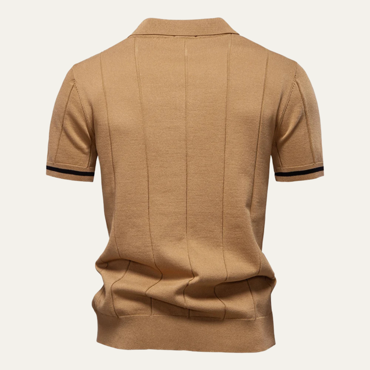 Le Polo Slim Fit à Zip pour Homme San Marino
