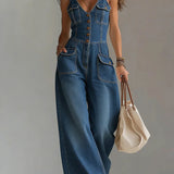 Sofia | Combinaison en Denim Rilassato