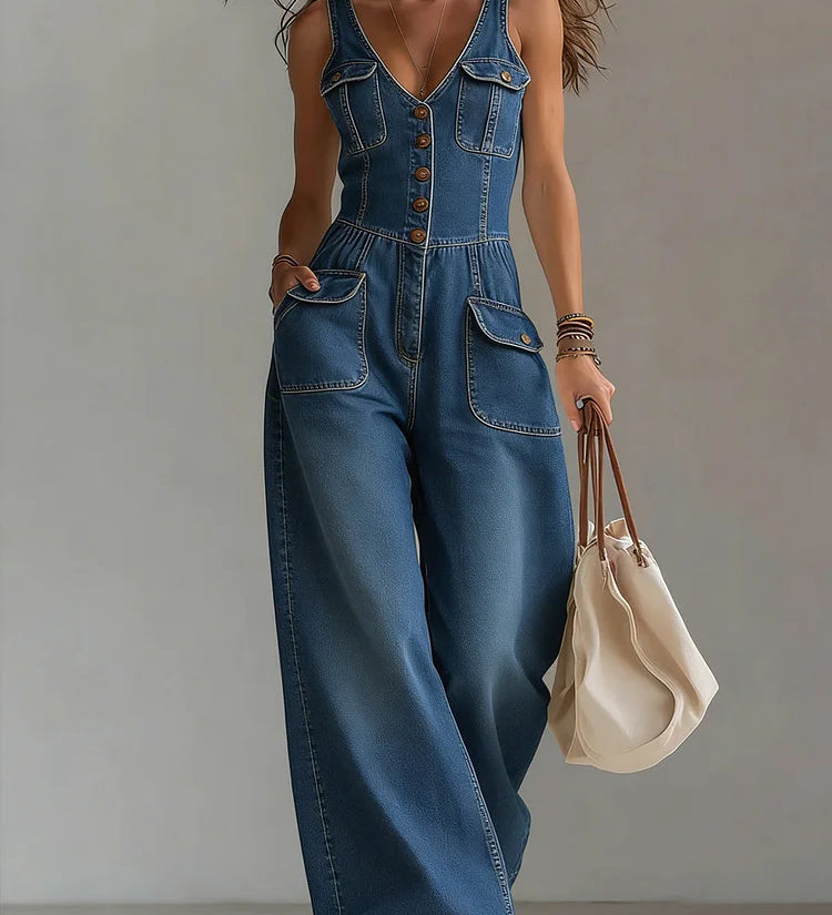 Sofia | Combinaison en Denim Rilassato