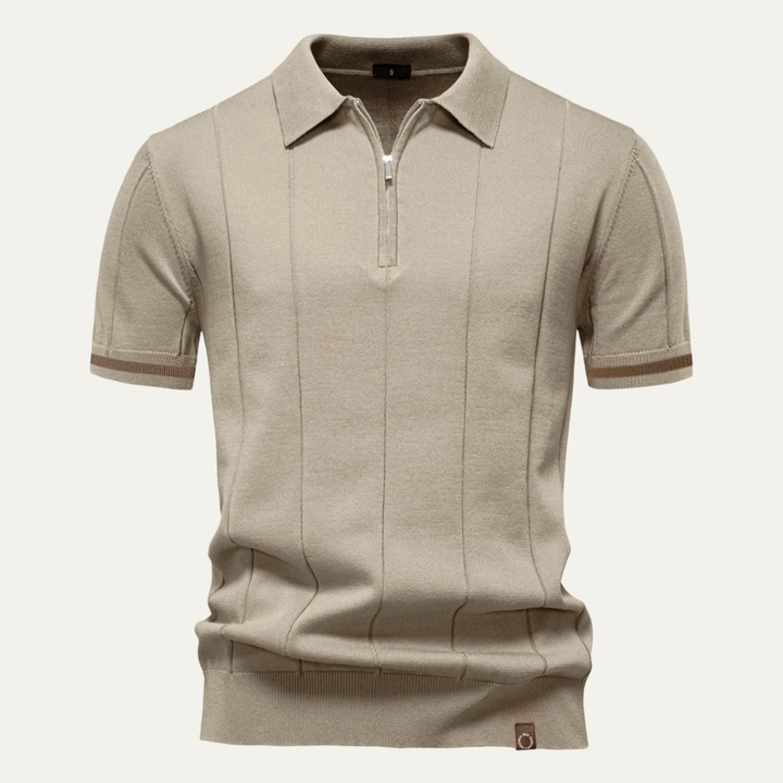 Le Polo Slim Fit à Zip pour Homme San Marino