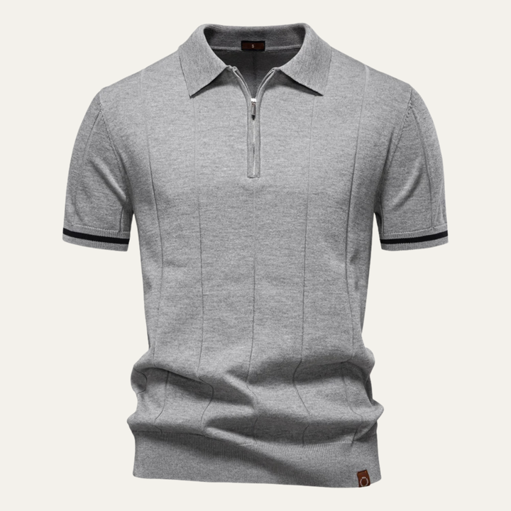 Le Polo Slim Fit à Zip pour Homme San Marino