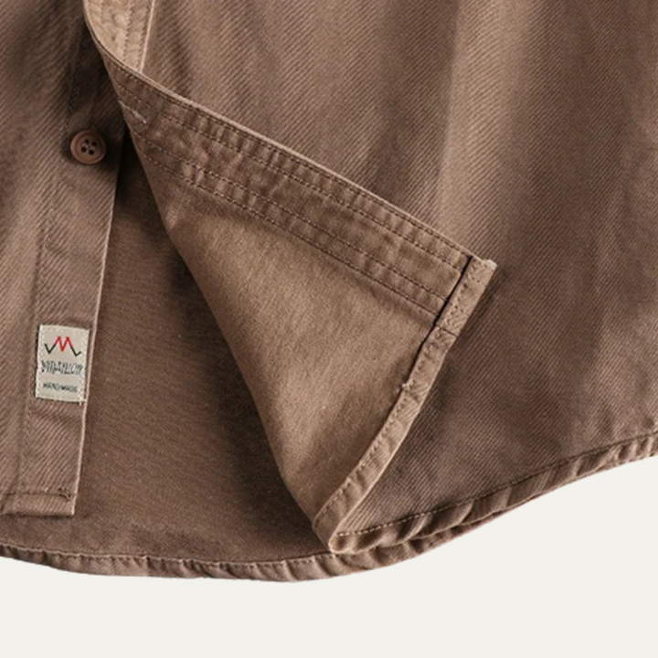 La Veste Chemise Utilitaire Vintage Lavée pour Hommes Hillston