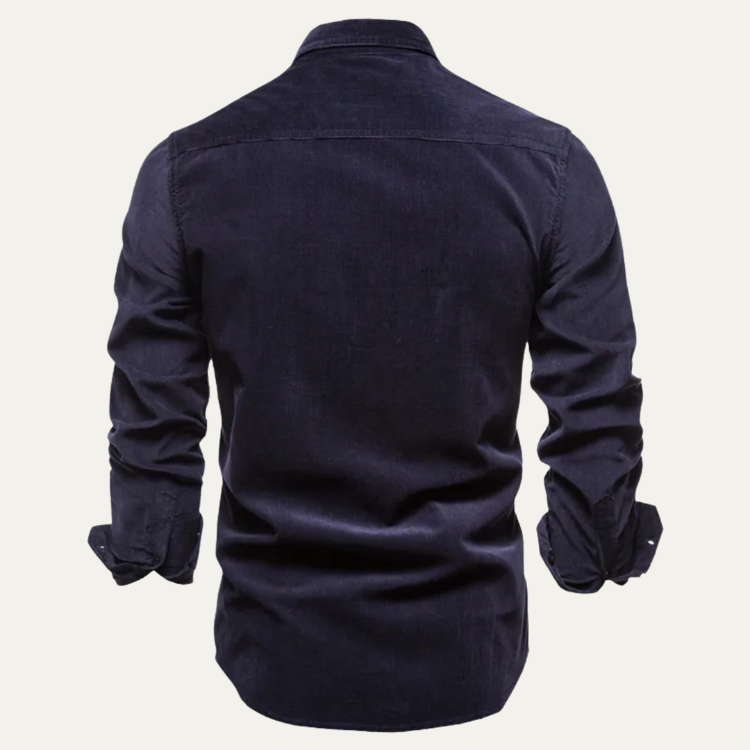La chemise décontractée en velours côtelé pour homme Lecce