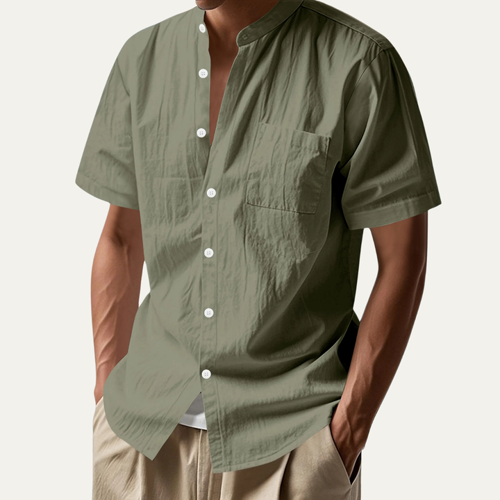 La chemise à boutons en lin léger pour hommes Westmount