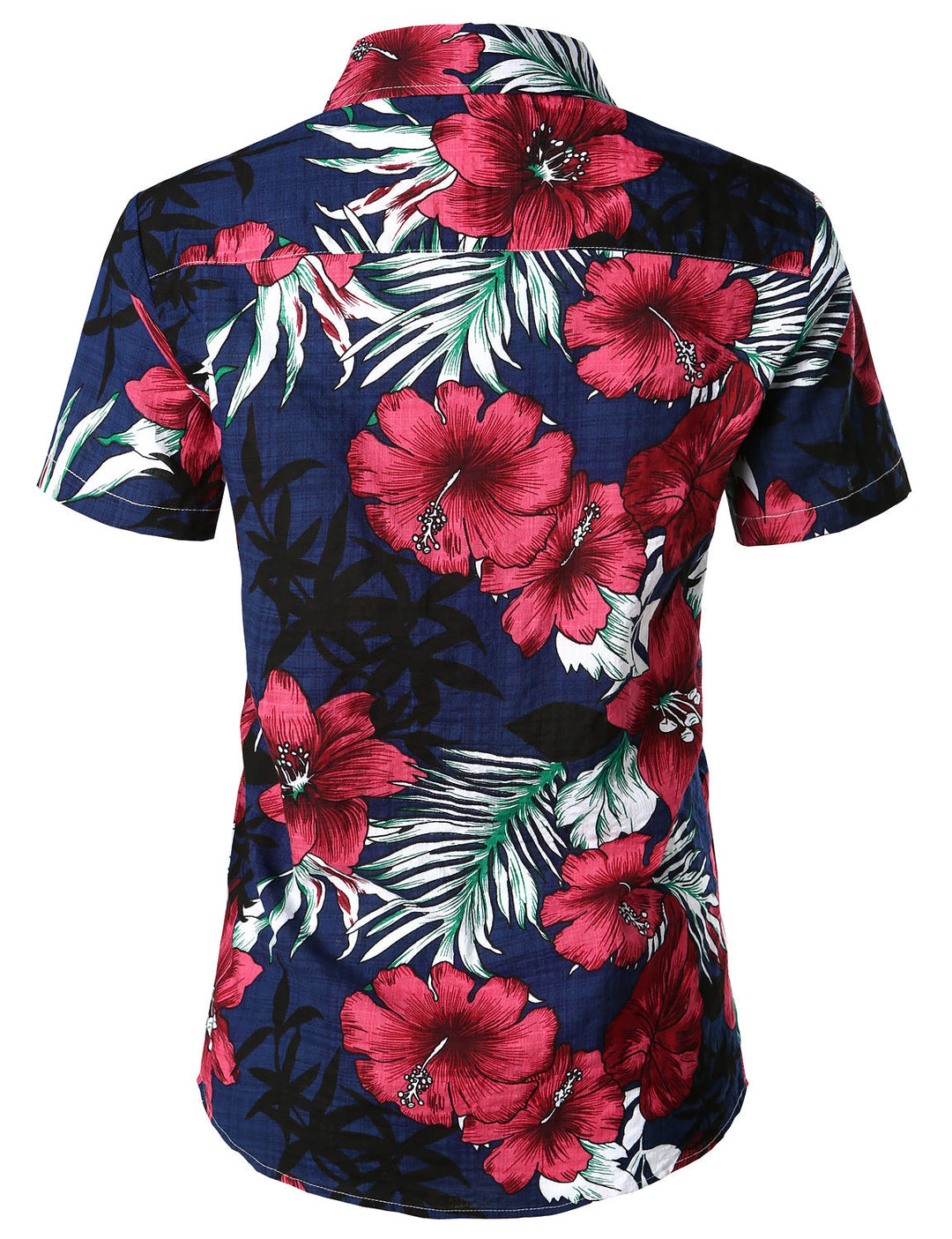 Chemisier imprimé Floral pour femmes, chemise hawaïenne en coton à manches courtes, chemise Aloha de plage et d&