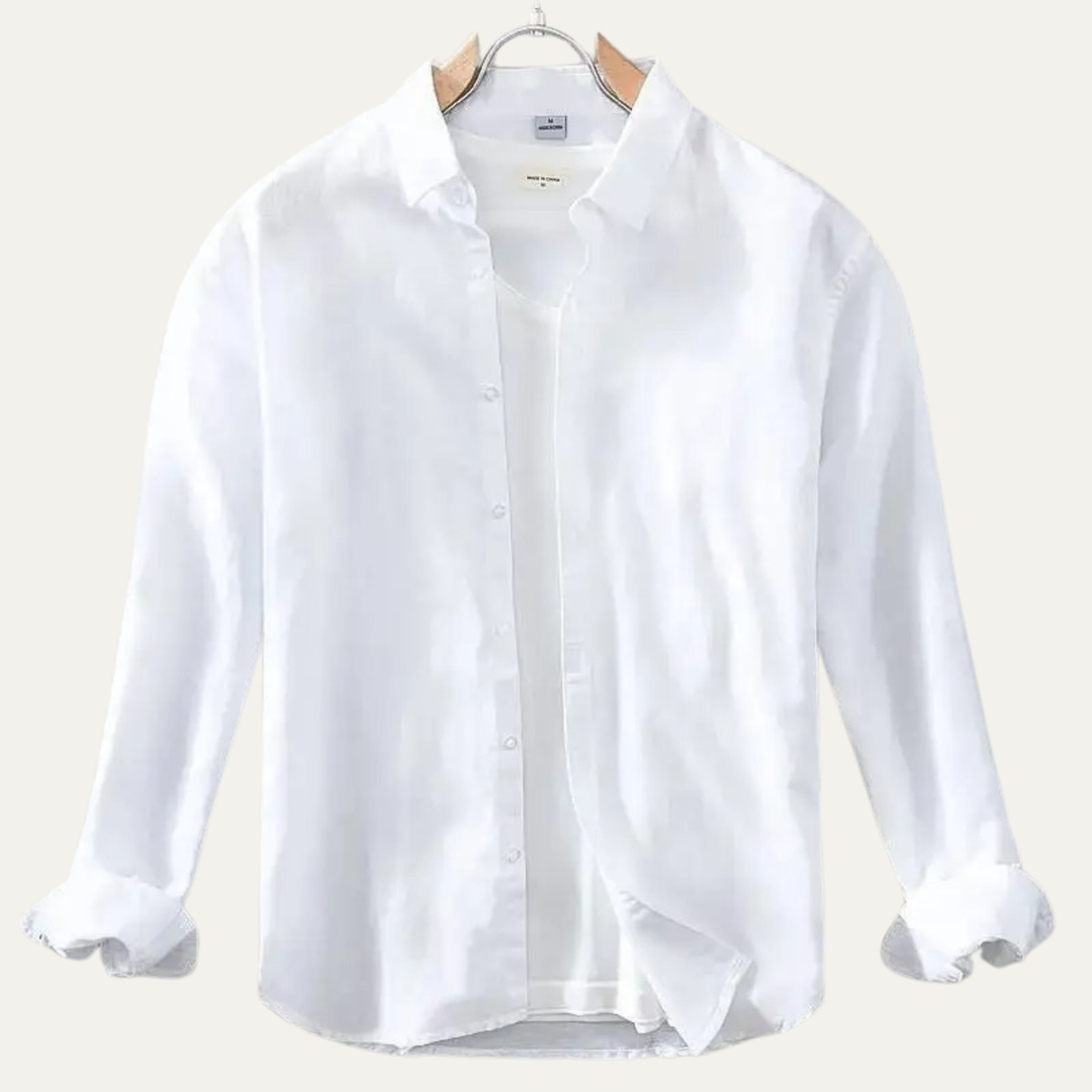 La Chemise Classique en Lin et Coton pour Hommes Ashenwood