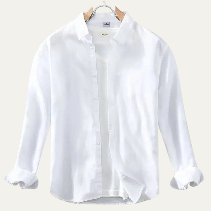 La Chemise Classique en Lin et Coton pour Hommes Ashenwood