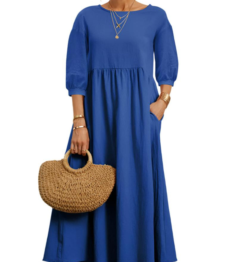 Flore | Robe en Coton et Lin pour Femmes