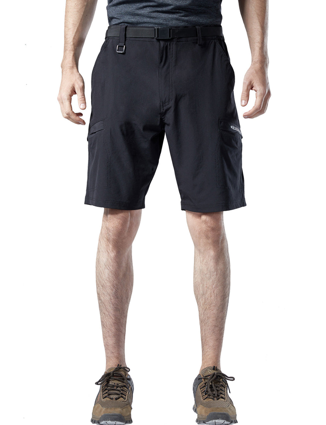Short cargo décontracté à séchage rapide pour hommes, randonnée, travail, multi-poches, extérieur