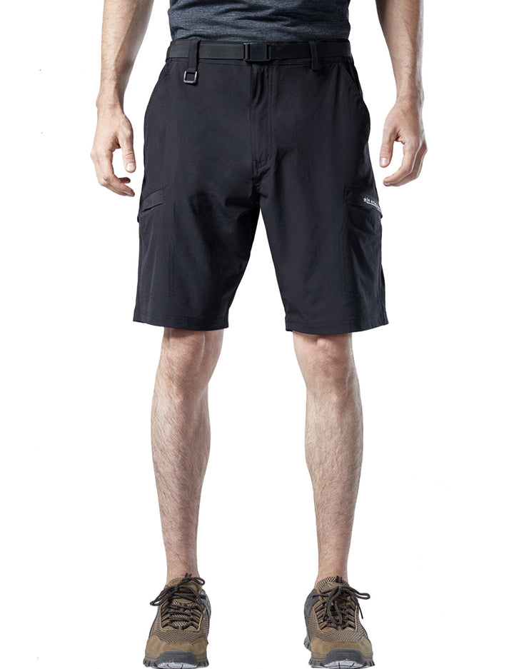 Short cargo décontracté à séchage rapide pour hommes, randonnée, travail, multi-poches, extérieur