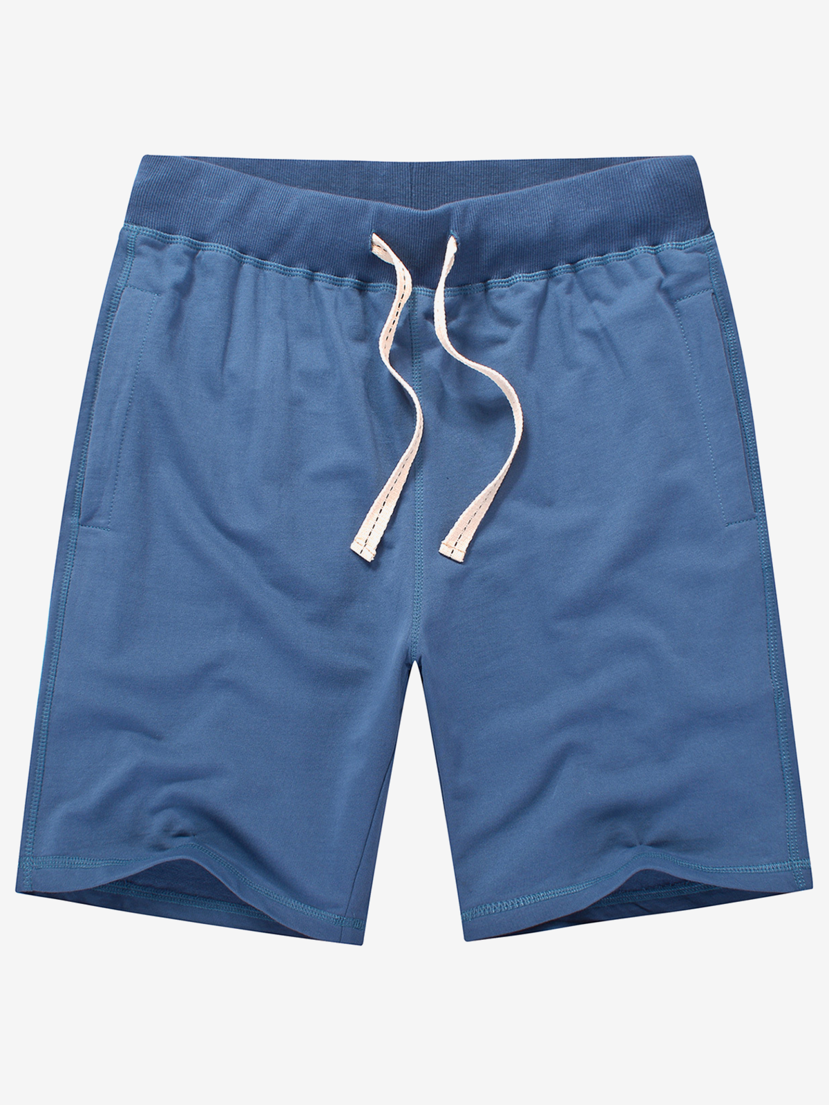 Pantalons de survêtement en coton pour homme, décontractés, d'été, en couleur unie, respirants, courts