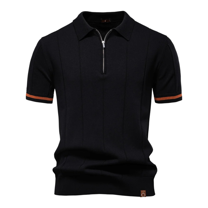 Le Polo Slim Fit à Zip pour Homme San Marino