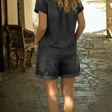 Stefania | Ensemble Commode en Denim Court