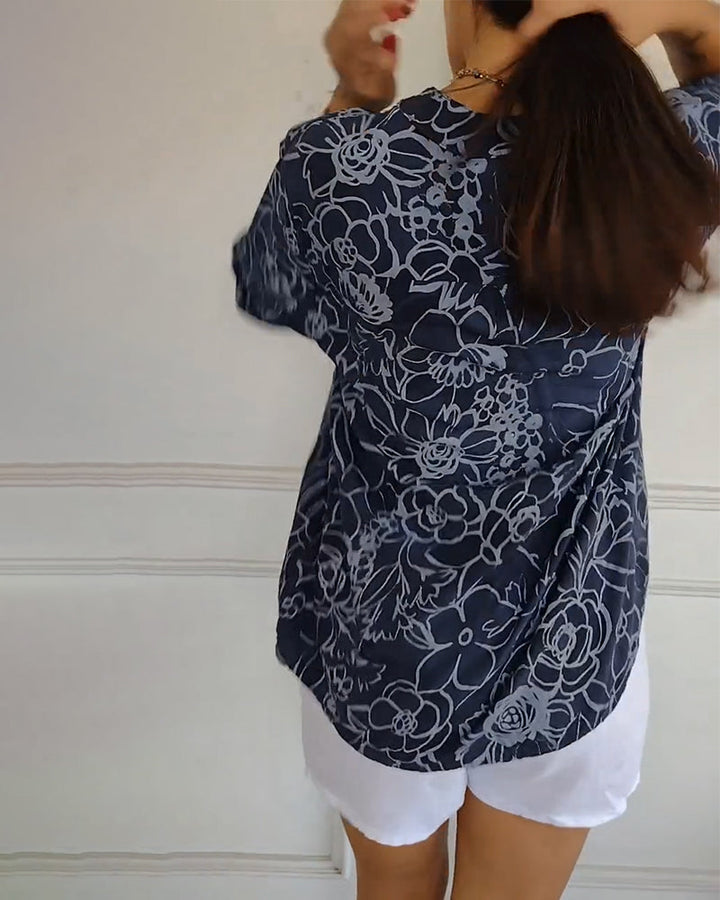 Cassie | Chemisier à imprimé floral