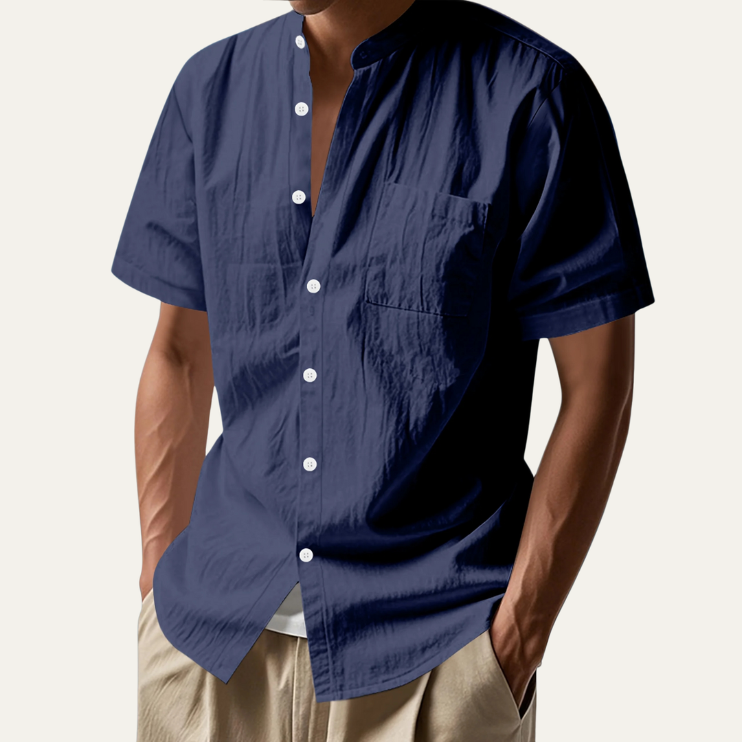 La chemise à boutons en lin léger pour hommes Westmount