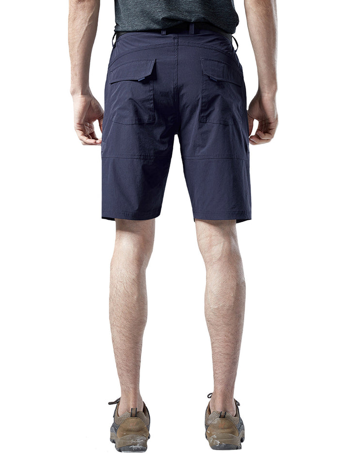 Short cargo décontracté à séchage rapide pour hommes, travail de randonnée, multi-poches, extérieur