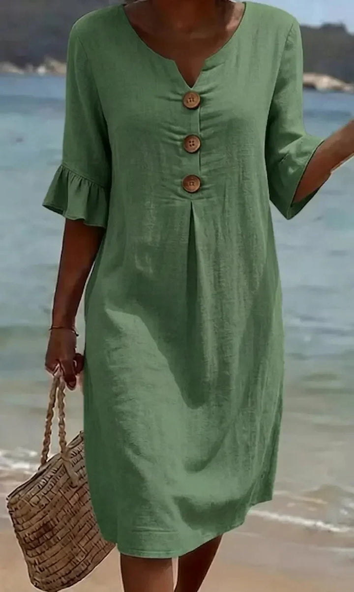 Amaia | Robe élégante en lin