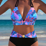 Bikini Sexy Dos Nu Soutien-Gorge Imprimé