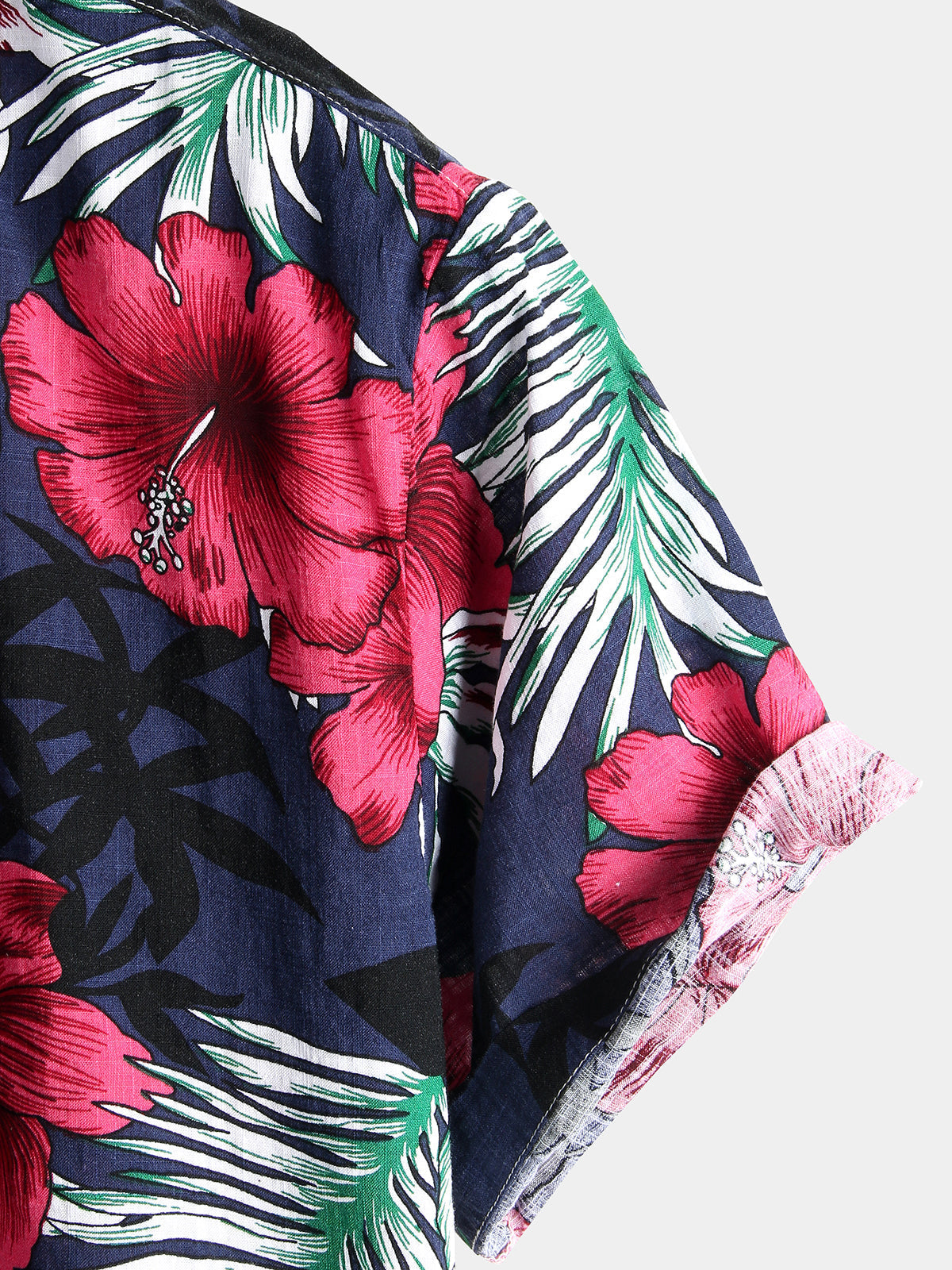 Chemise à Manches Courtes à Fleurs pour Homme