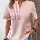 Meline | Blouse Rayée Douce