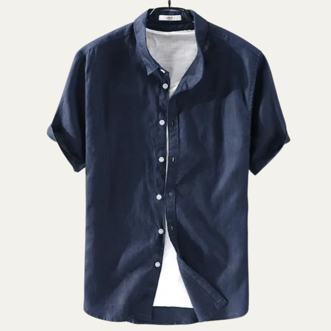 La Chemise Relaxed Fit en Coton Lin Léger pour Hommes Montland