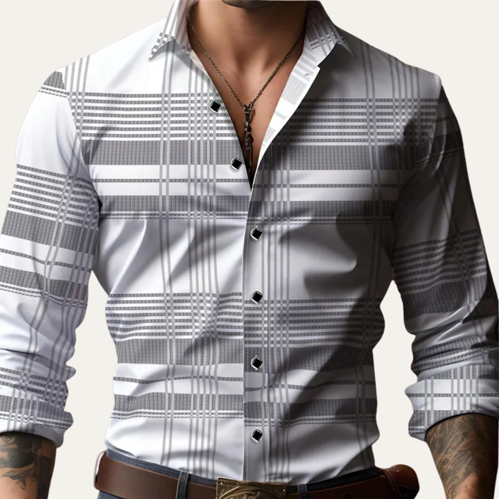 La chemise décontractée à carreaux classique Ashridge pour hommes