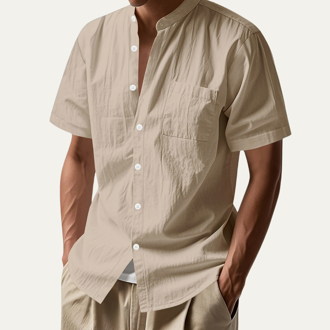 La chemise à boutons en lin léger pour hommes Westmount