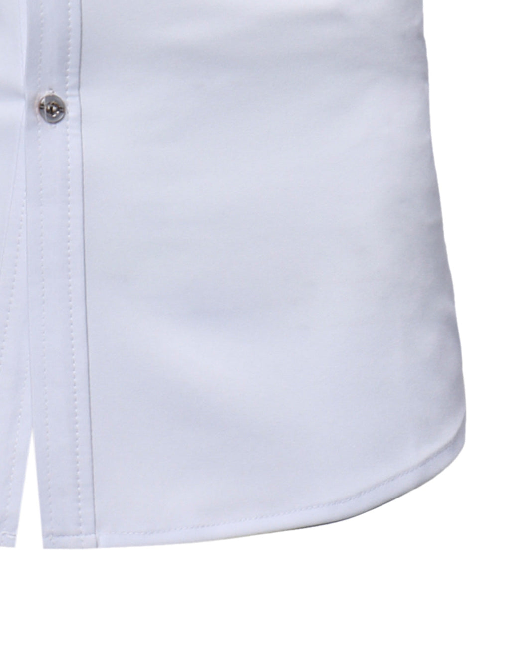 Chemise de smoking à manches longues en dentelle à col montant pour hommes